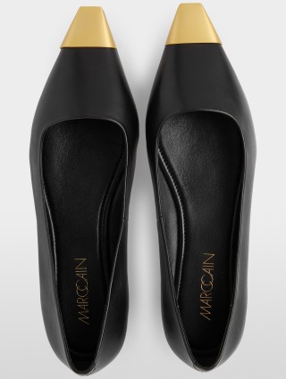 Плоскі балетки Marc Cain зі шкіри кози: фото 3 - Invogue