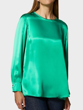 Зелена блуза MARINA RINALDI : фото - Invogue