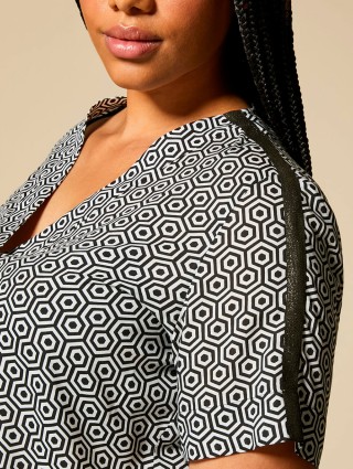 Бежева блуза MARINA RINALDI : фото 2 - Invogue