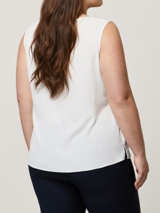 Кремова блуза PERSONA: фото 2 - Invogue