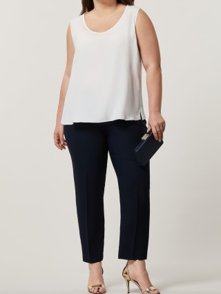 Кремова блуза PERSONA: фото 4 - Invogue