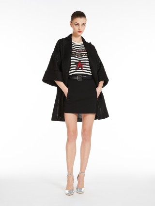 Ванільна футболка Max Mara у смужку: фото 4 - Invogue