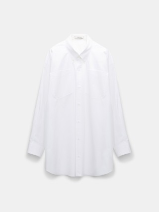 Белая блузка Dorothee Schumacher оверсайз: фото - Invogue