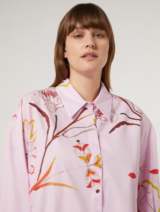 Рожева блуза Marina Rinaldi з принтом: фото 4 - Invogue