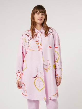 Рожева блуза Marina Rinaldi з принтом: фото 1 - Invogue