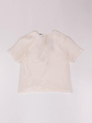 Белая блуза DOLCE&GABBANA KIDS: фото 1 - Invogue