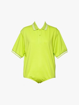 Зелене боді PushButton поло: фото - Invogue