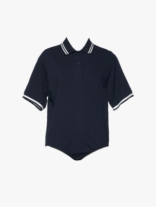 Темно-синее боди PushButton поло: фото - Invogue