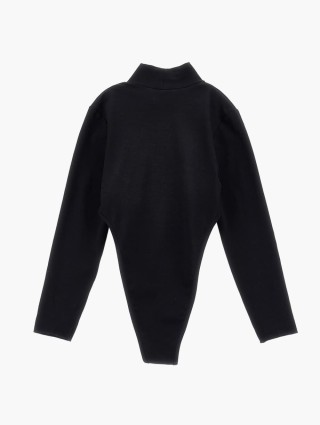 Черное боди MONNALISA: фото 2 - Invogue