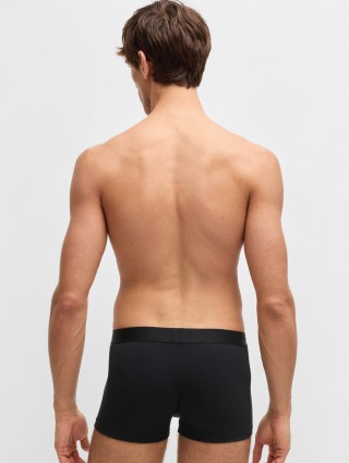 Комплект із трьох чорних боксерів Boss: фото 2 - Invogue