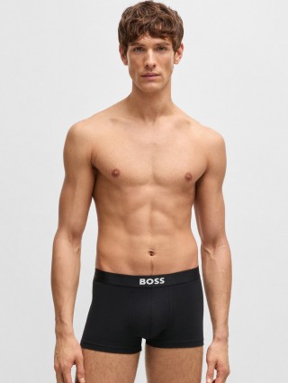 Комплект із трьох чорних боксерів Boss: фото 1 - Invogue
