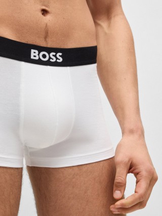 Комплект із трьох білих боксерів Boss: фото 4 - Invogue
