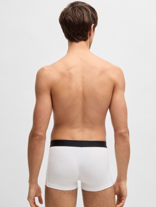 Комплект із трьох білих боксерів Boss: фото 2 - Invogue