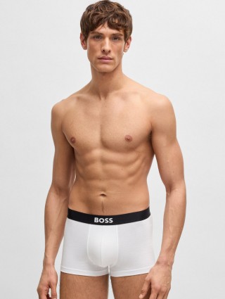 Комплект із трьох білих боксерів Boss: фото 1 - Invogue