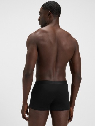 Чорні боксери 3 пари BOSS з бавовни: фото 2 - Invogue