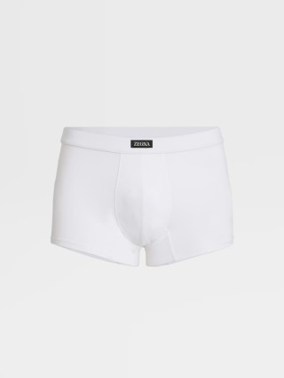 Білі боксери  ZEGNA з логотипом: фото - Invogue