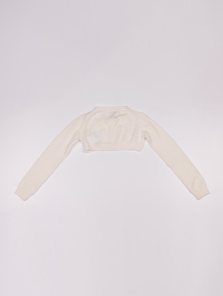 Кремовое болеро MONNALISA: фото 1 - Invogue