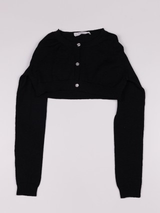 Черное болеро MONNALISA: фото - Invogue