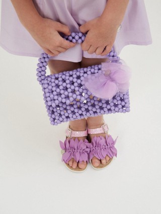 Бузкові босоніжки MONNALISA : фото 4 - Invogue