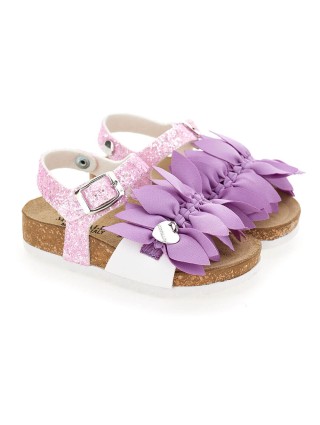 Бузкові босоніжки MONNALISA : фото 1 - Invogue