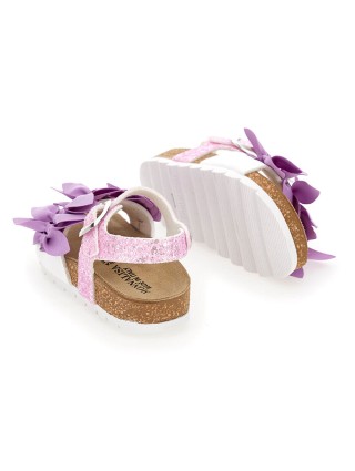 Бузкові босоніжки MONNALISA : фото 2 - Invogue