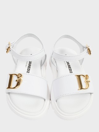 Білі босоніжки DSQUARED KID : фото 1 - Invogue