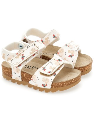 Бежевые босоножки MONNALISA : фото 1 - Invogue