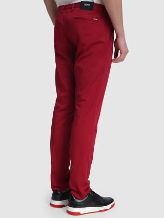 Красные брюки BOSS: фото 3 - Invogue