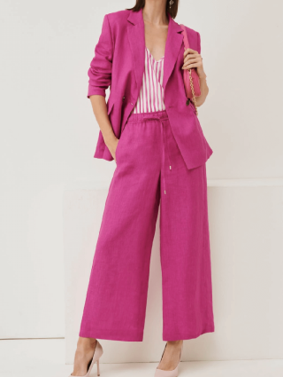 Рожеві брюки MARELLA : фото 4 - Invogue