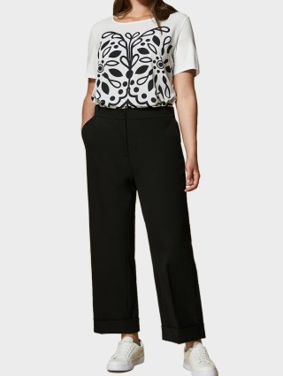 Чорні брюки MARINA RINALDI : фото 3 - Invogue