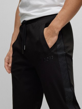 Чорні брюки BOSS : фото 3 - Invogue