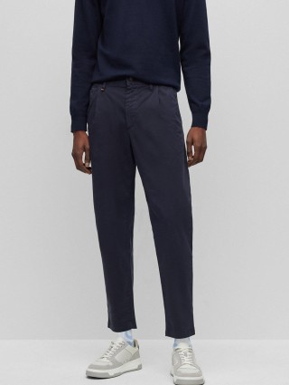 Темно-сині брюки BOSS : фото 1 - Invogue