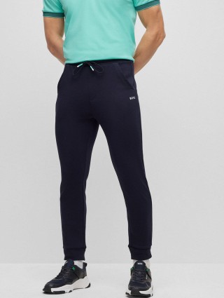 Темно-сині брюки BOSS : фото 1 - Invogue