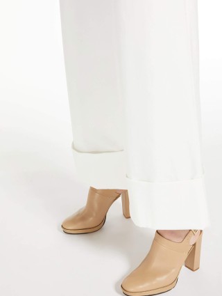 Молочні брюки MAX MARA : фото 4 - Invogue