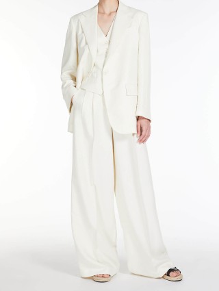 Молочні брюки WEEKEND MAX MARA : фото 3 - Invogue