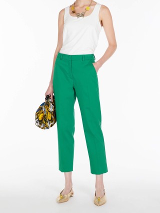 Зелені брюки WEEKEND MAX MARA : фото 3 - Invogue