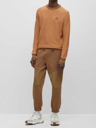 Бежеві брюки BOSS : фото 5 - Invogue