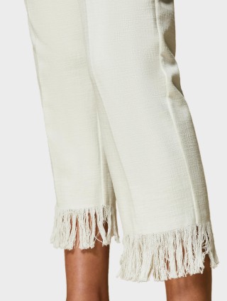 Білі брюки MARINA RINALDI : фото 2 - Invogue