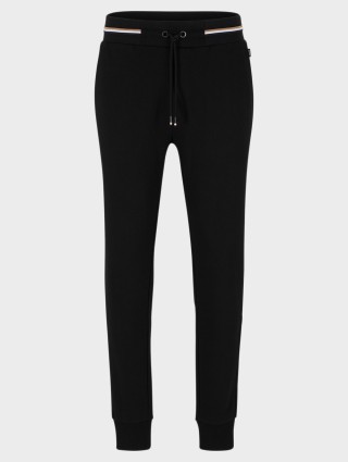 Чёрные брюки спорт BOSS: фото - Invogue