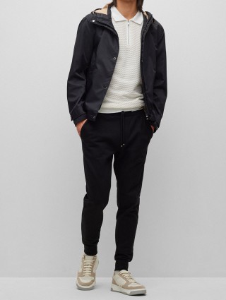 Чёрные брюки спорт BOSS: фото 5 - Invogue