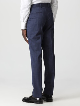 Тёмно-синие брюки BOSS: фото 2 - Invogue