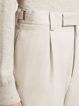 Білі брюки ZEGNA : фото 4 - Invogue