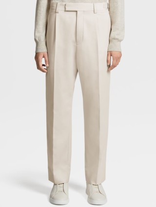 Білі брюки ZEGNA : фото 1 - Invogue