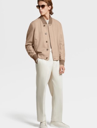 Білі брюки ZEGNA : фото 5 - Invogue