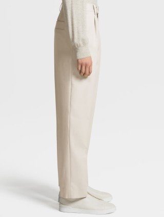 Білі брюки ZEGNA : фото 3 - Invogue