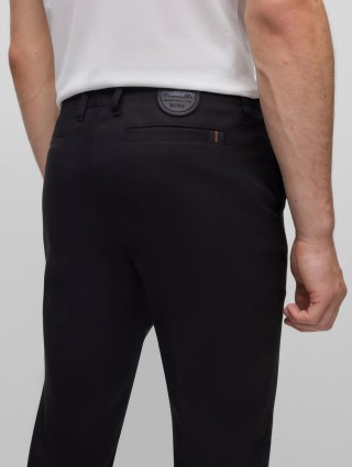 Чорні брюки BOSS : фото 4 - Invogue