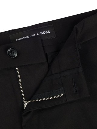 Чорні брюки BOSS : фото 3 - Invogue