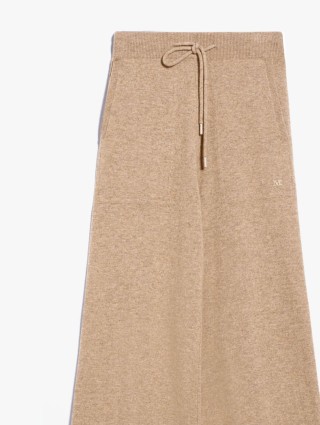 Бежевые брюки MAX MARA: фото 3 - Invogue