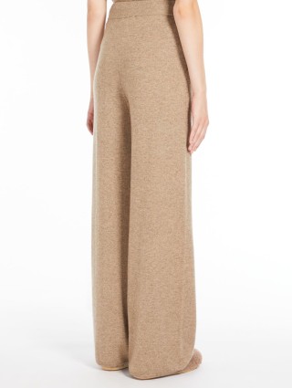 Бежевые брюки MAX MARA: фото 2 - Invogue
