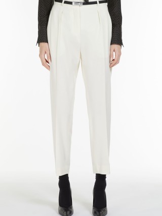 Кремові брюки MAX MARA : фото 1 - Invogue